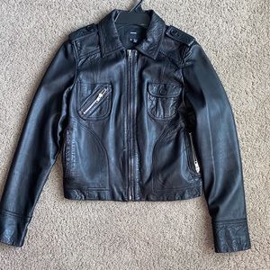 Identify 100% leather jacket. Super soft